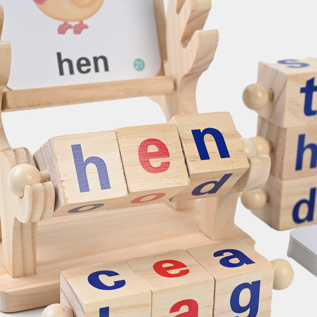 Wooden Educational Words Matching Games