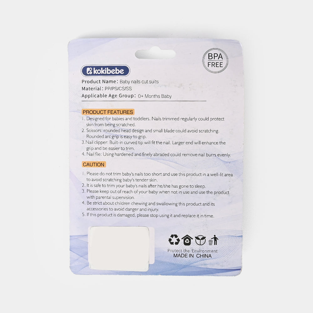 Baby Nail Clipper 3PCs Set