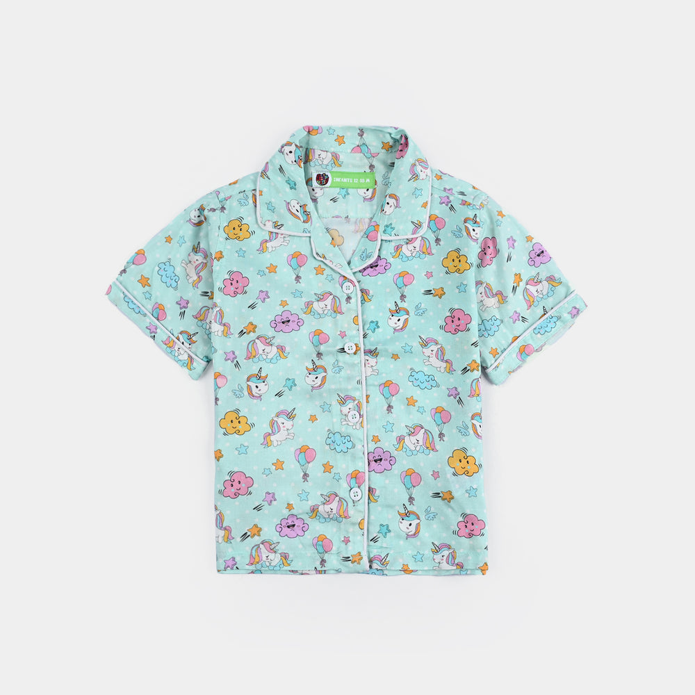 Infant Girls Viscose Nightwear-Multi