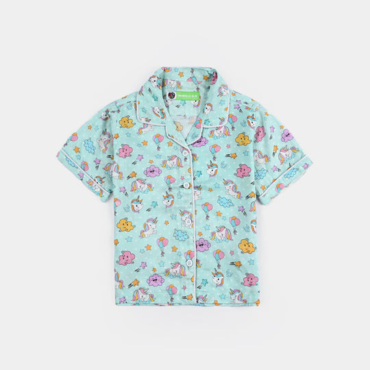 Infant Girls Viscose Nightwear-Multi