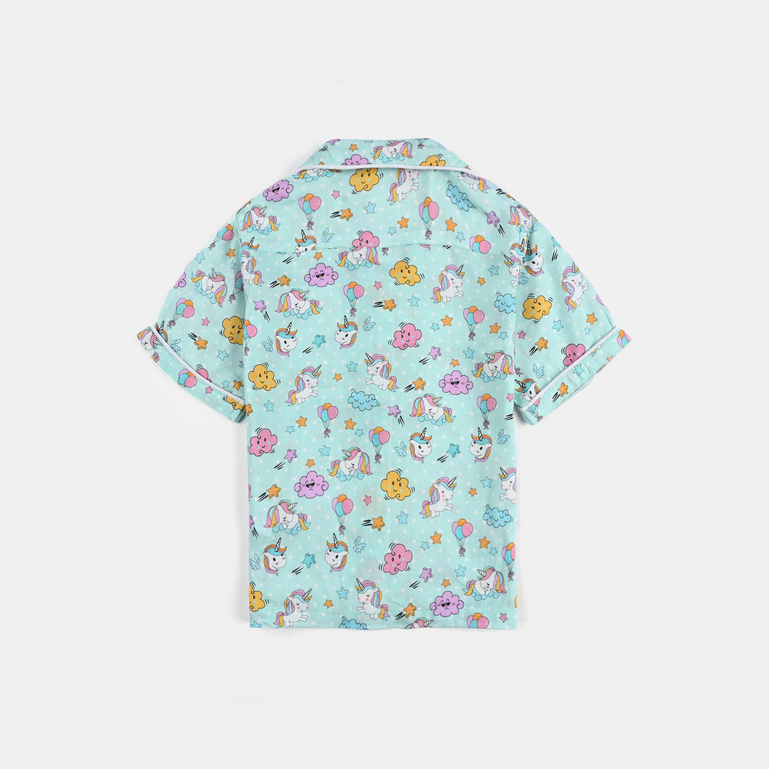 Infant Girls Viscose Nightwear-Multi