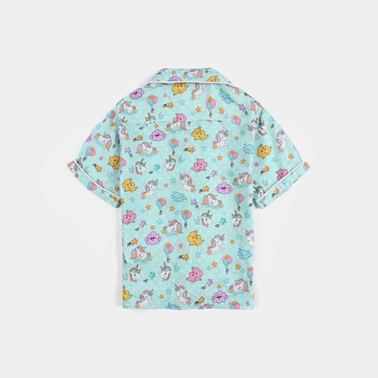 Infant Girls Viscose Nightwear-Multi