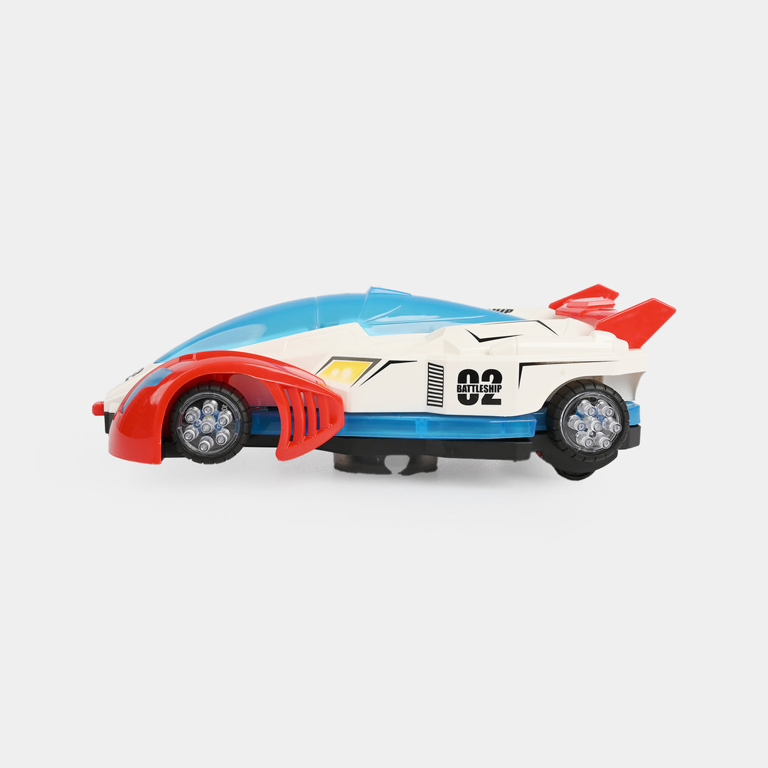 Electric Transformable Car With Light