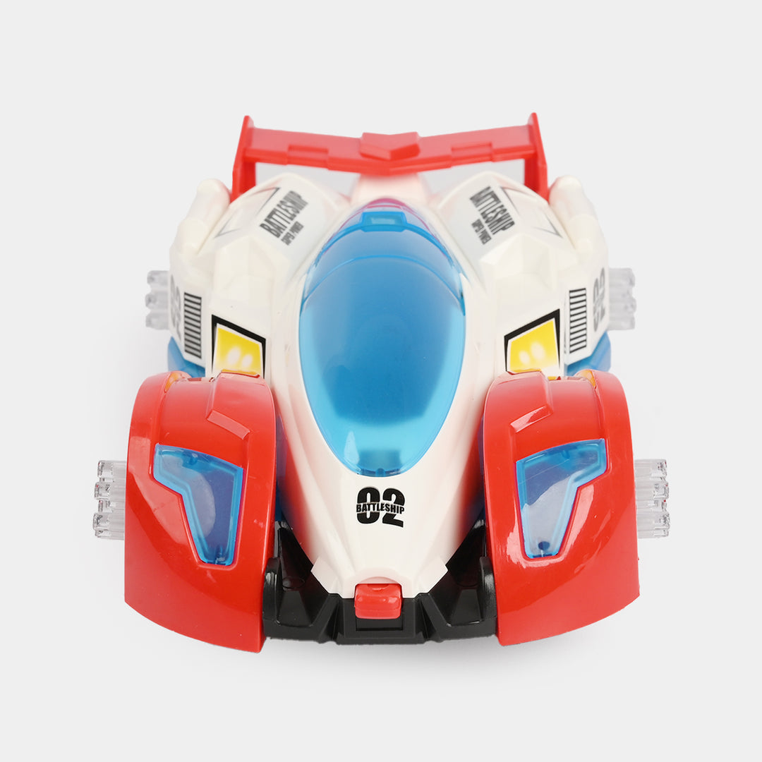 Electric Transformable Car With Light