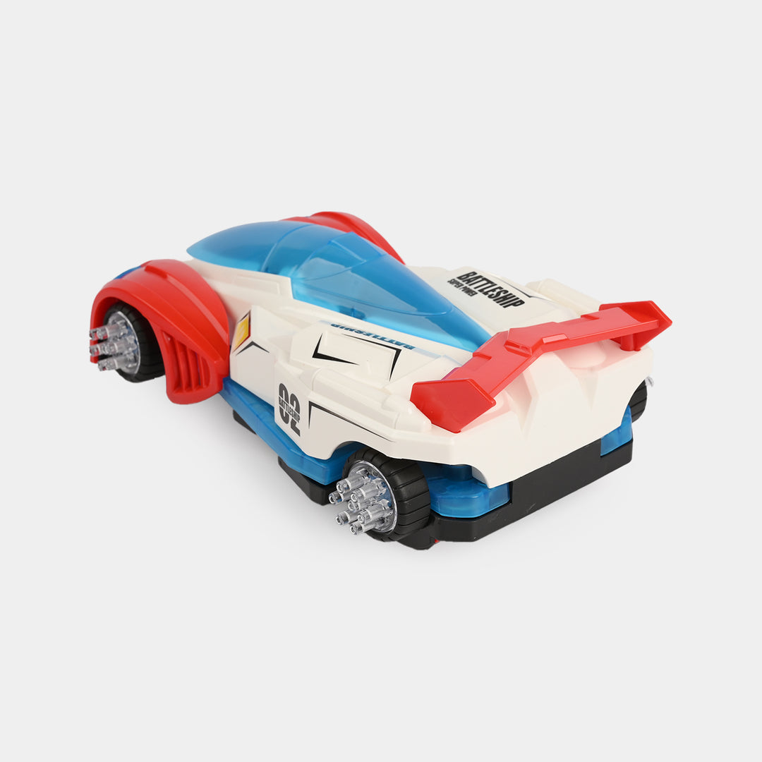 Electric Transformable Car With Light