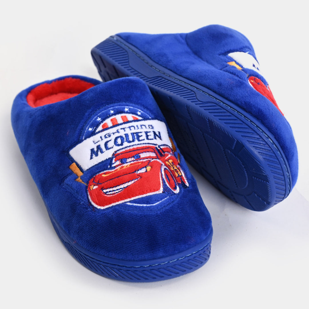 Boys Fur Slipper -BLUE