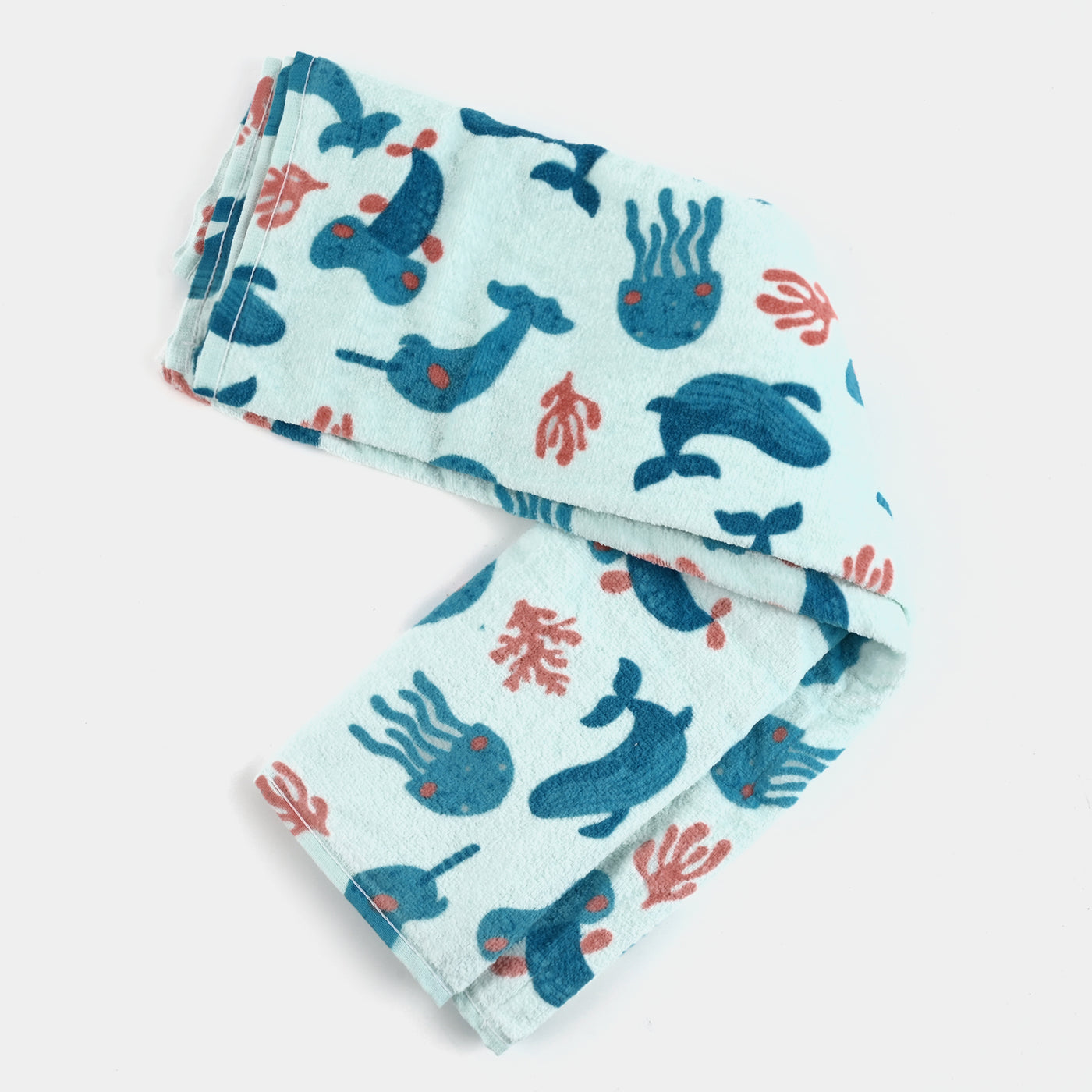 Printed Bath Towel | Fish