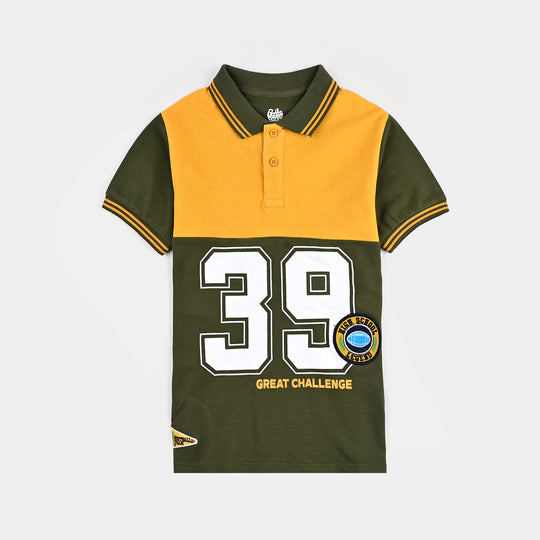 Boys Cotton PK Polo Great Challenge