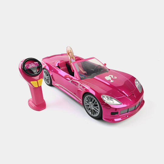Dream Car – Pink Convertible with Lights & Remote Control