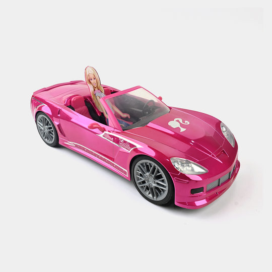 Dream Car – Pink Convertible with Lights & Remote Control