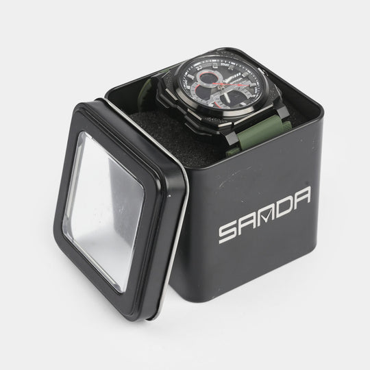 Multi-Function Tactical Dual-Display Wrist Watch