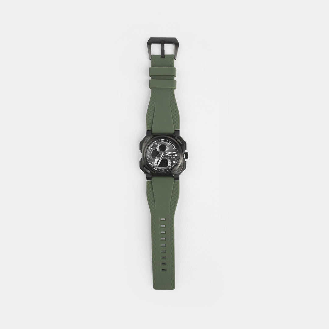 Multi-Function Tactical Dual-Display Wrist Watch