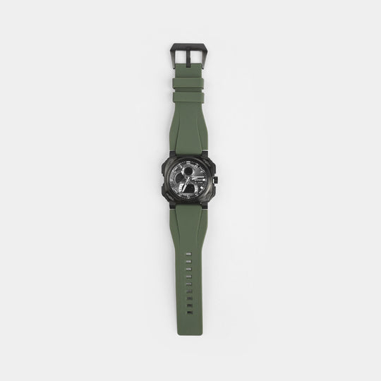Multi-Function Tactical Dual-Display Wrist Watch