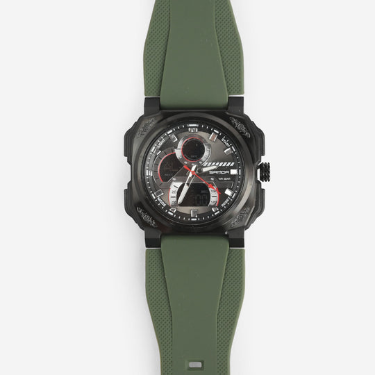 Multi-Function Tactical Dual-Display Wrist Watch