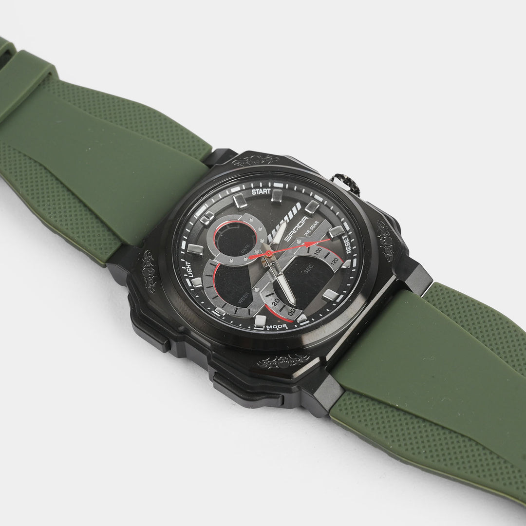 Multi-Function Tactical Dual-Display Wrist Watch