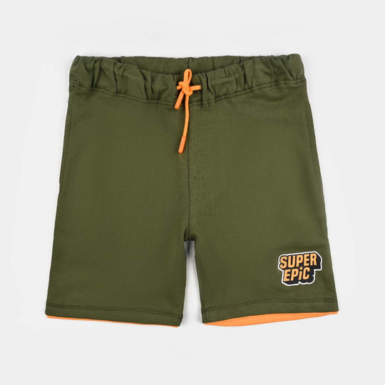 Boys Jersey/Terry Short Super Epic-Cypress