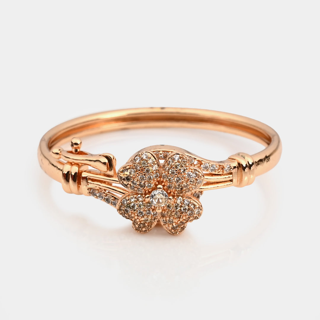 Elegant Girls Bangle with Fun Spinner & Easy Clip Lock