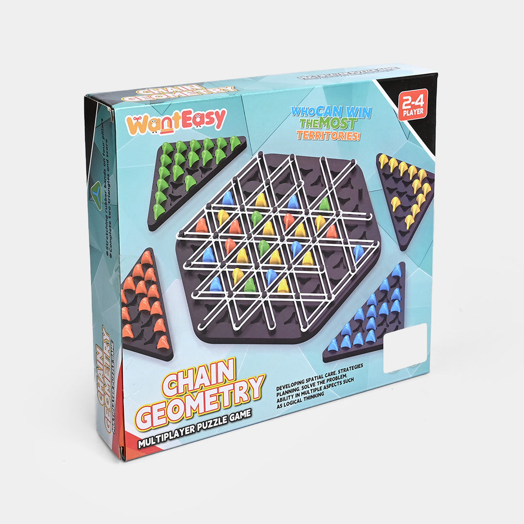 Chain Geometry Multiplayer Puzzle Game