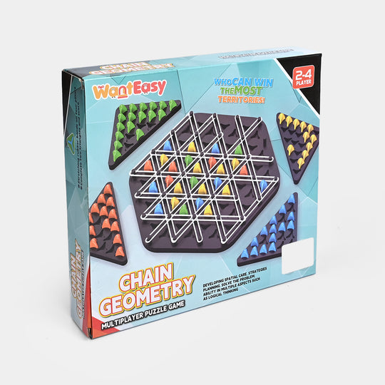 Chain Geometry Multiplayer Puzzle Game