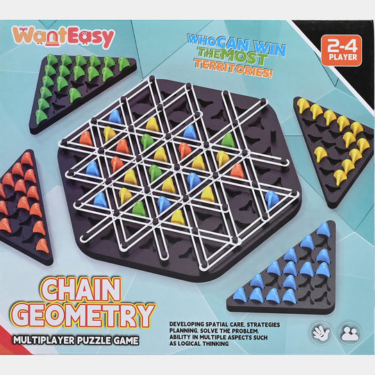 Chain Geometry Multiplayer Puzzle Game