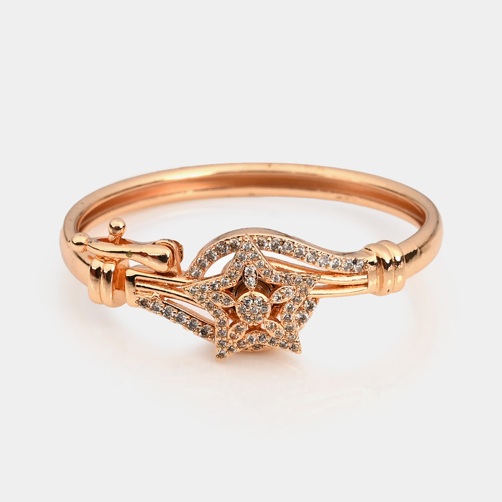 Elegant Girls Bangle with Fun Spinner & Easy Clip Lock