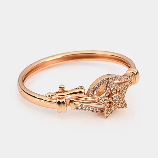 Elegant Girls Bangle with Fun Spinner & Easy Clip Lock