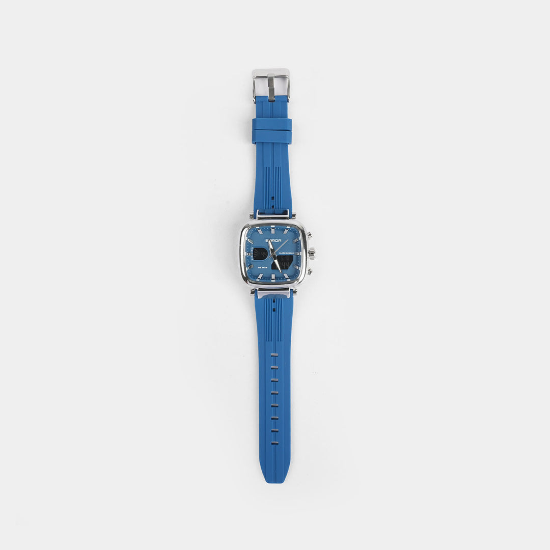 Fashion Square Dual-Display Premium Wrist Watch
