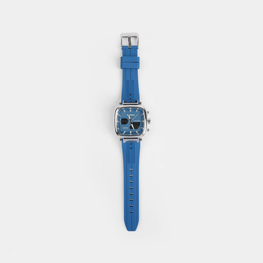Fashion Square Dual-Display Premium Wrist Watch