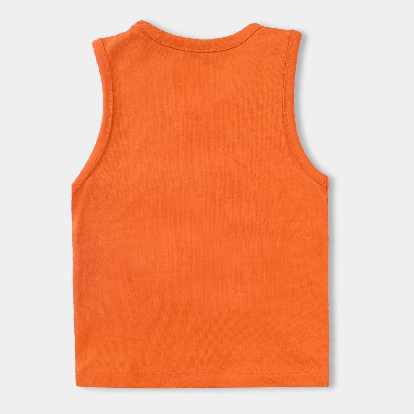 Infant Boys Cotton Jersey Sando Cooler Version-B/Orange
