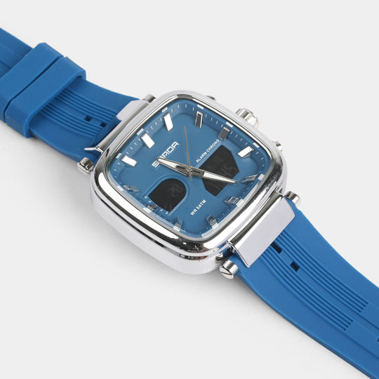 Fashion Square Dual-Display Premium Wrist Watch
