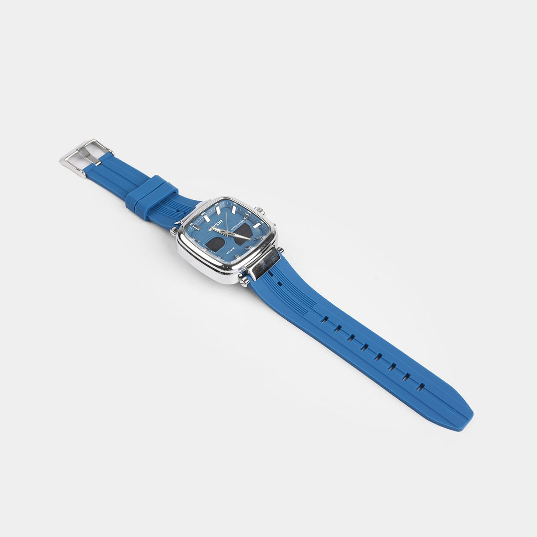 Fashion Square Dual-Display Premium Wrist Watch
