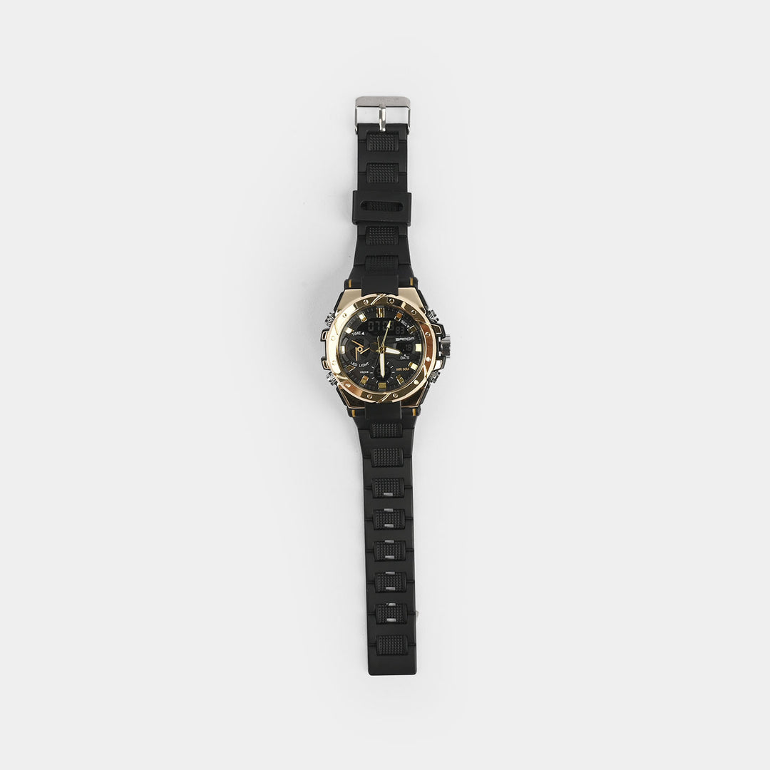 Multi-Function Dual-Display Chrono Premium Wrist Watch