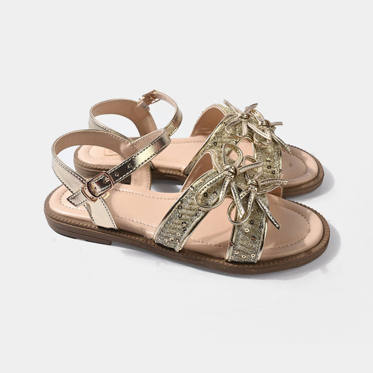 Girls sandal ZP-117-Golden