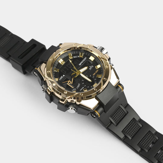 Multi-Function Dual-Display Chrono Premium Wrist Watch