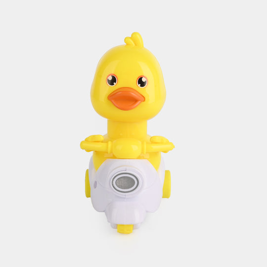 Wind Up Motorcycle Duck Play Toy For Kids