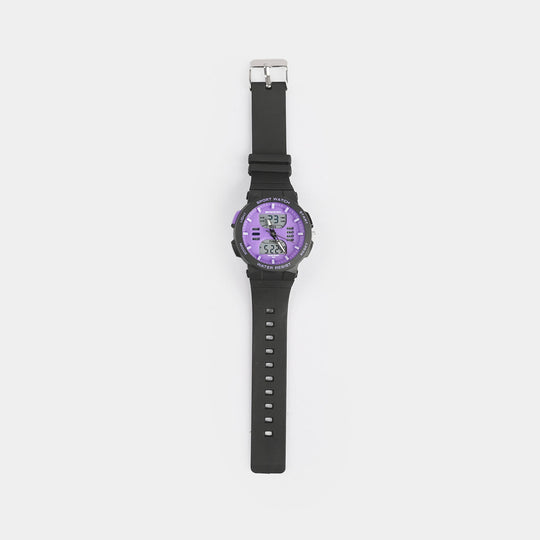 Multi-Function Lavender Sports Premium Wrist Watch