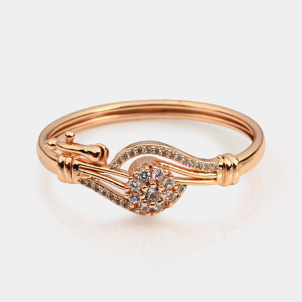 Elegant Girls Bangle with Fun Spinner & Easy Clip Lock