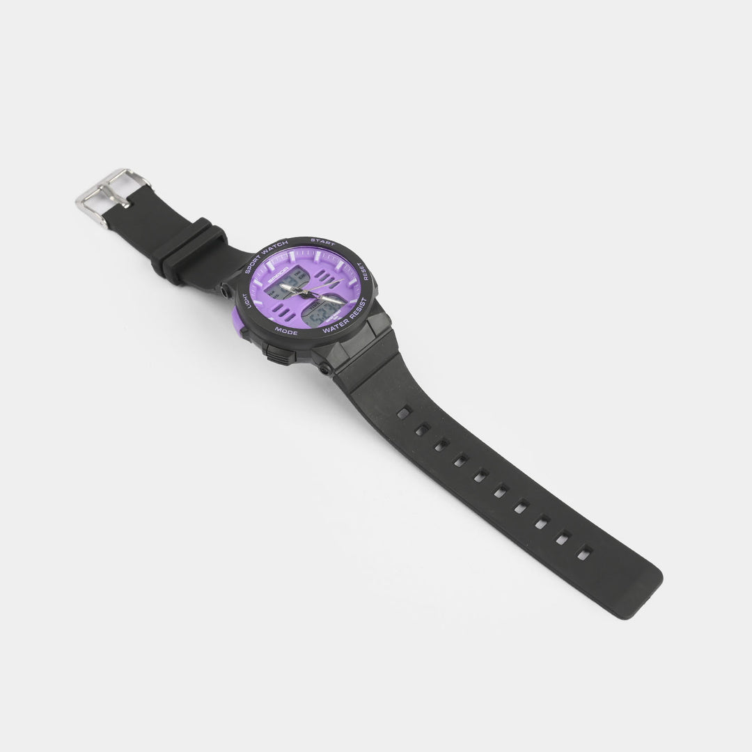 Multi-Function Lavender Sports Premium Wrist Watch