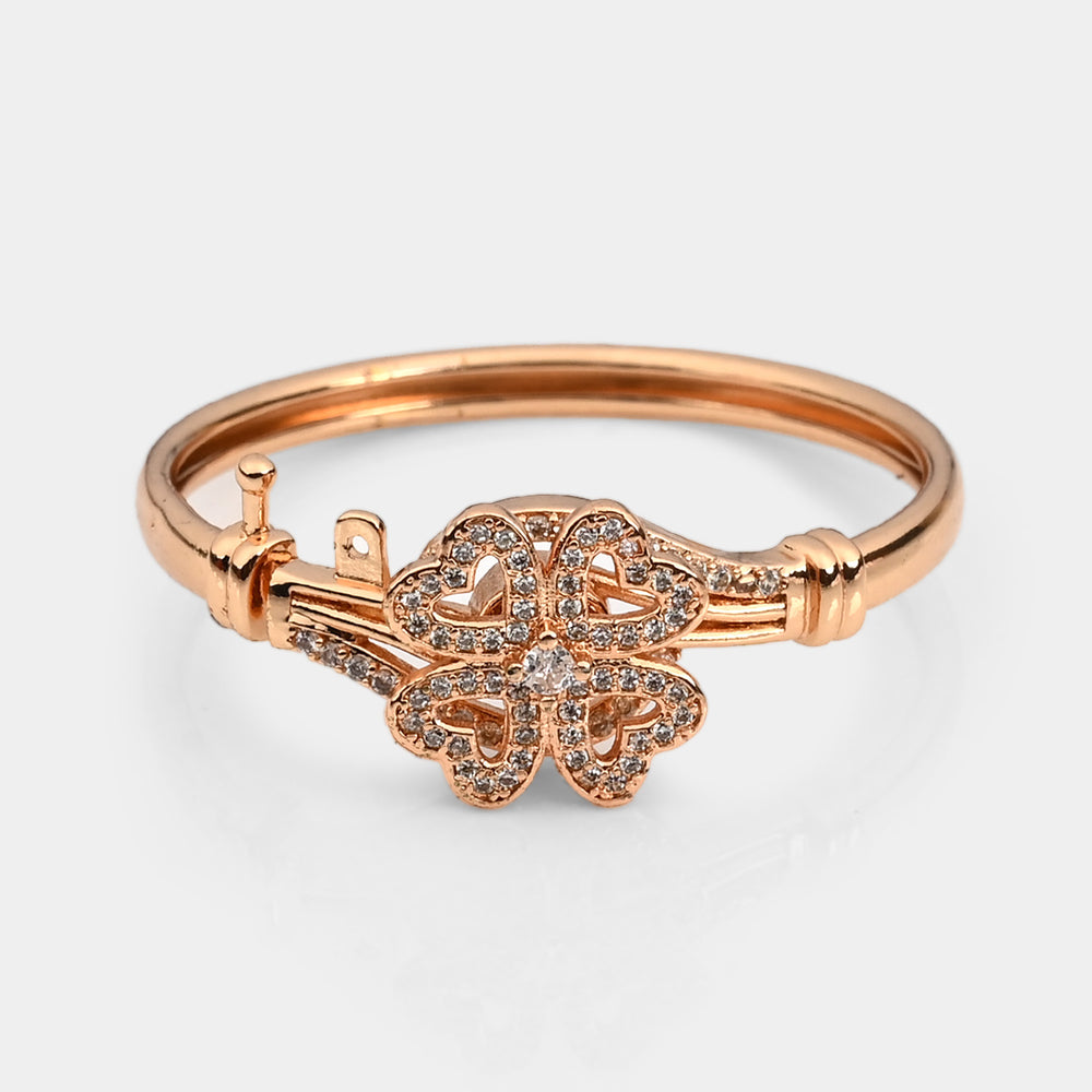 Elegant Girls Bangle with Fun Spinner & Easy Clip Lock