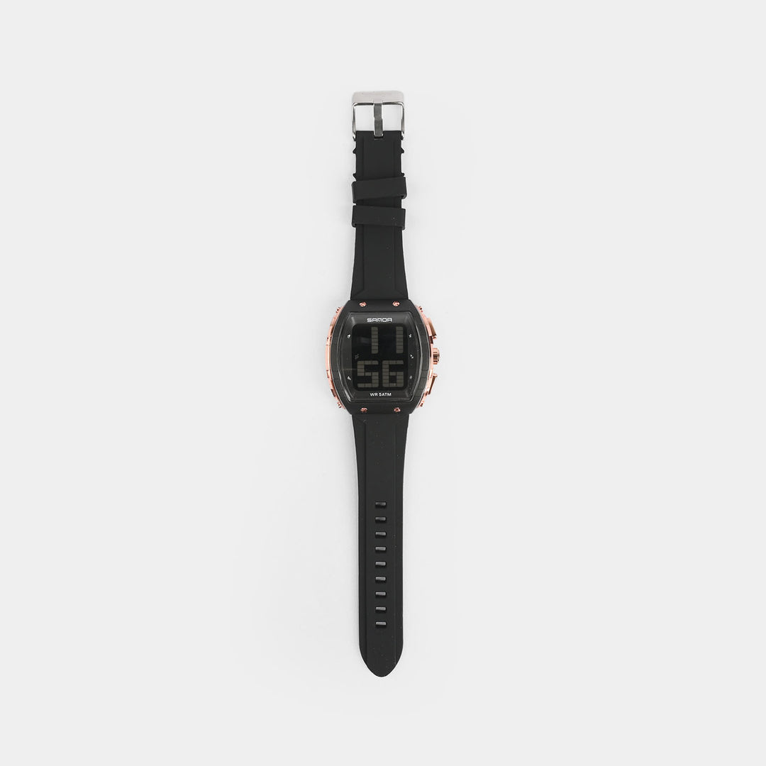 Sports Curved Digital Wrist Watch