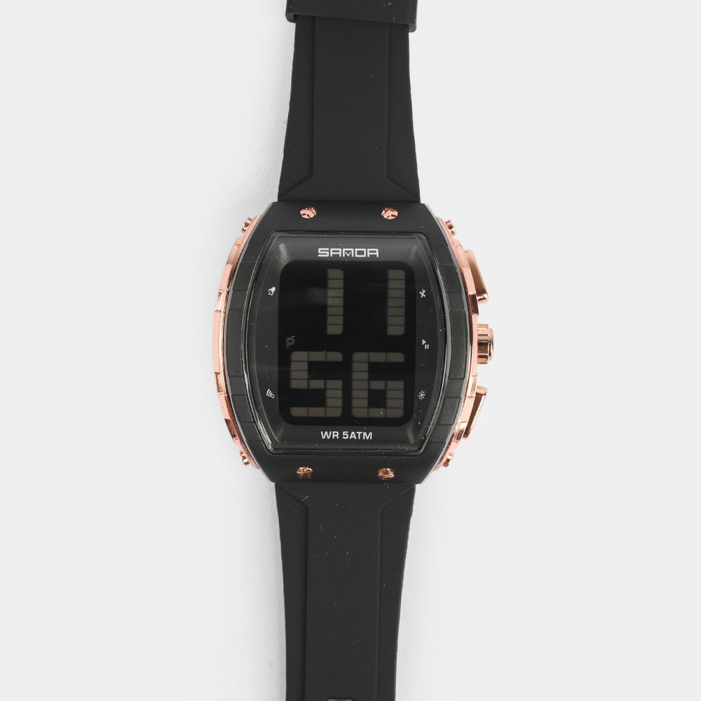Sports Curved Digital Wrist Watch