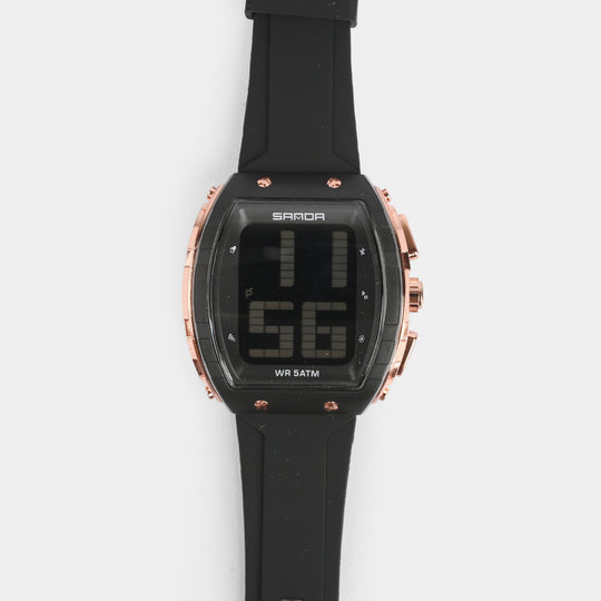 Sports Curved Digital Wrist Watch