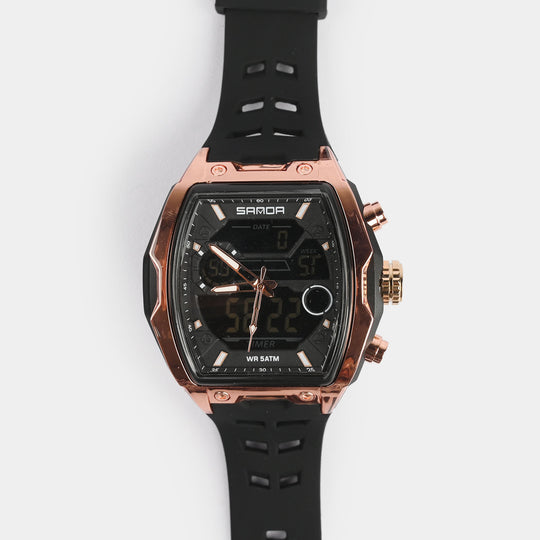 Multi-Function Dual-Display Premium Wrist Watch