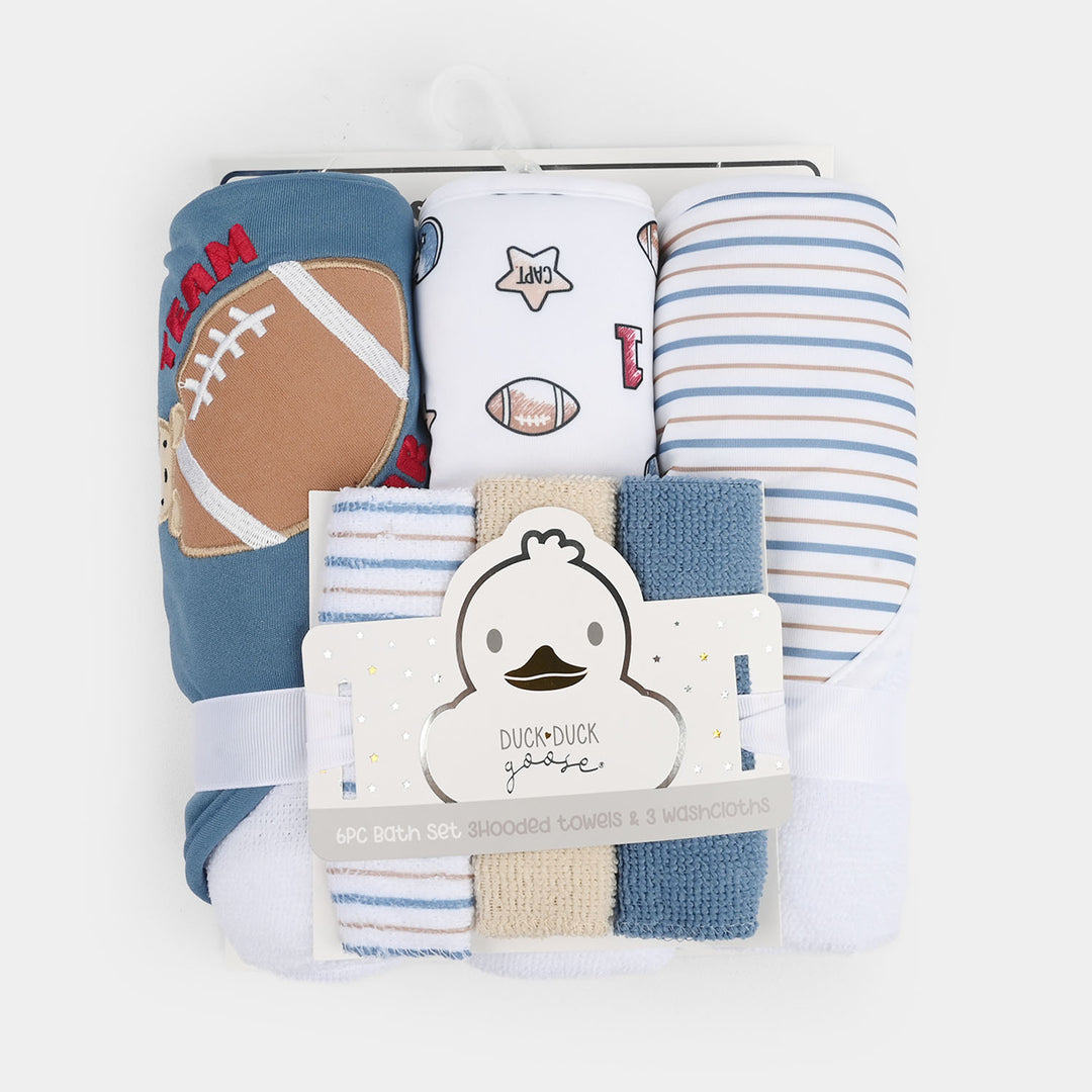 Bath Towels & Face Towels Pack of 6