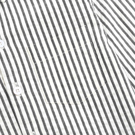 Boys Yarn Dyed Shirt F/S (Ready To Explore) - G/Stripe