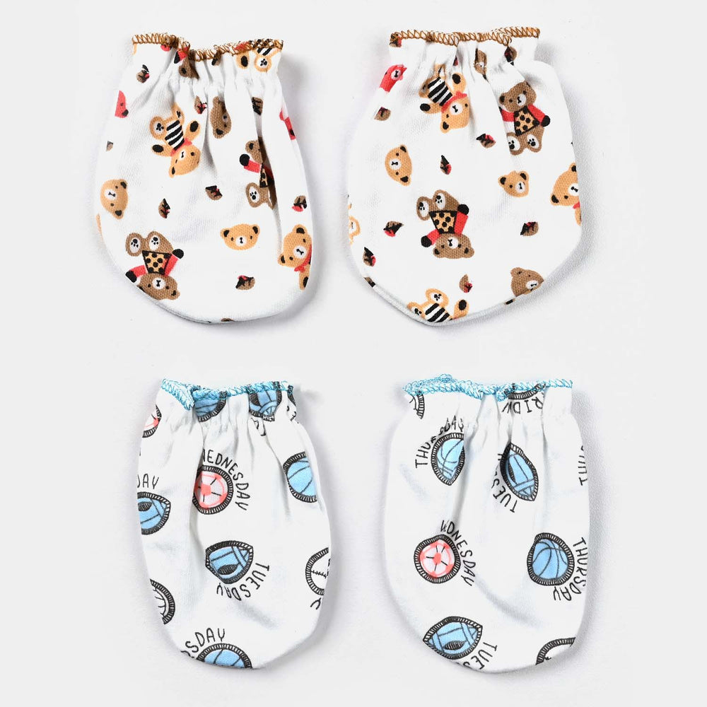 Baby Mittens Pack Of 2PCs | 9M+