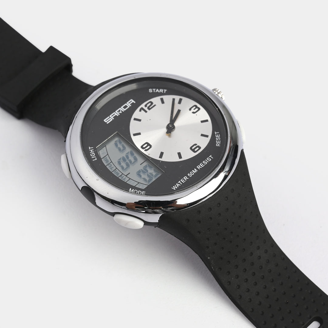 Multi-Function Dual-Display Premium Wrist Watch