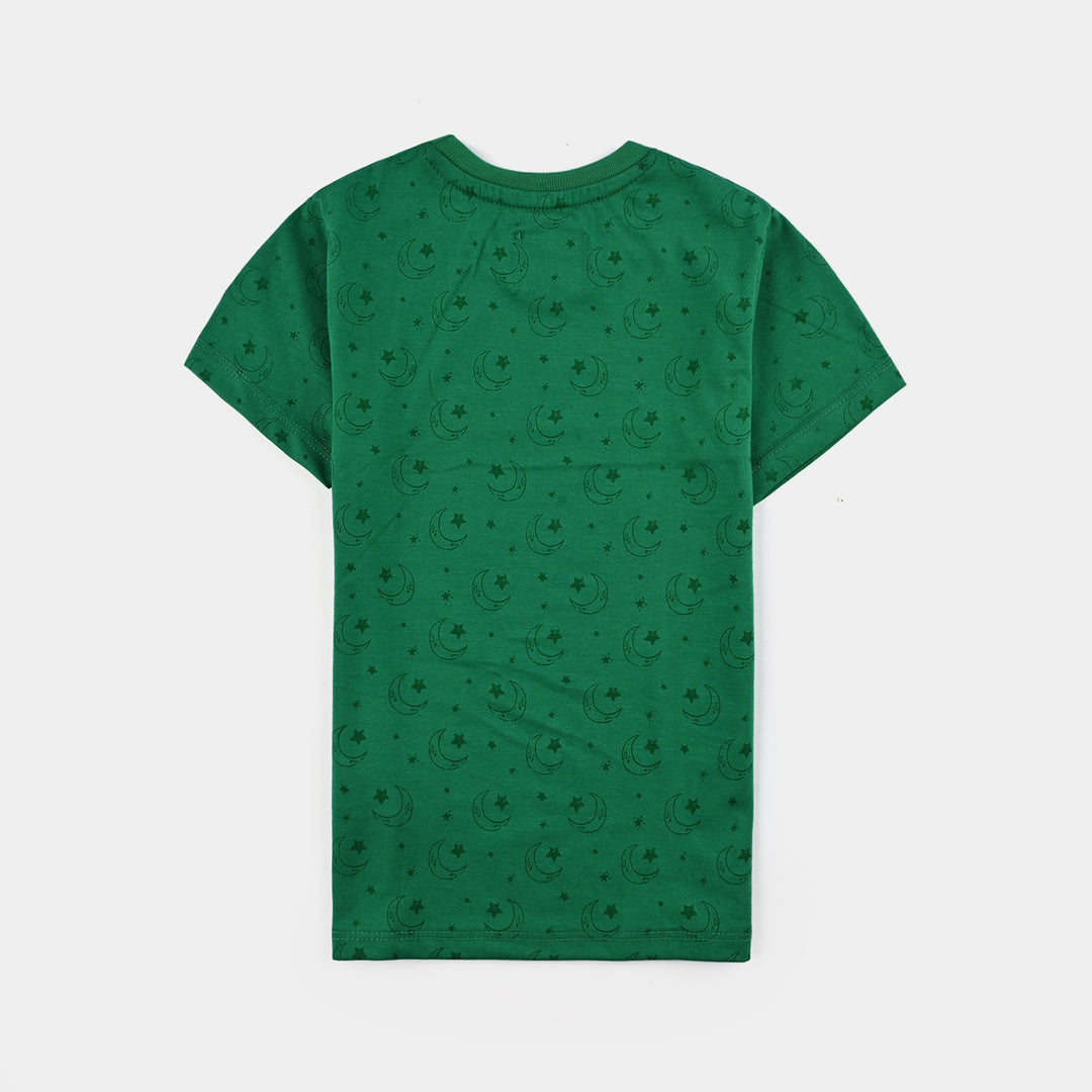 Boys PC Jersey T-Shirt H/S SITARO SE AAGE-Joly.Green