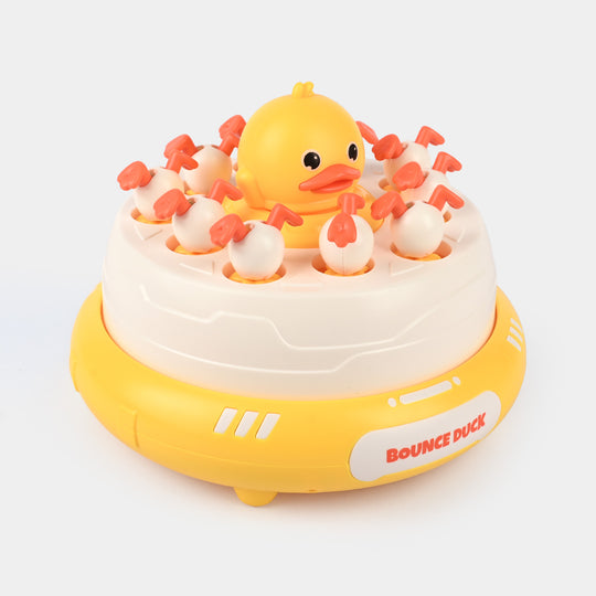 Bounce Duck Turntable Duckling Toy for Kids