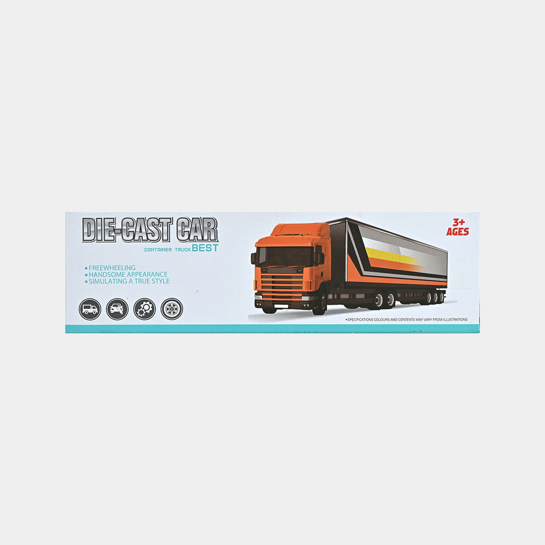 Die-Cast Mini Cargo Truck Toy For Kids